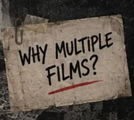 Handwritten note reading: why multiple films?